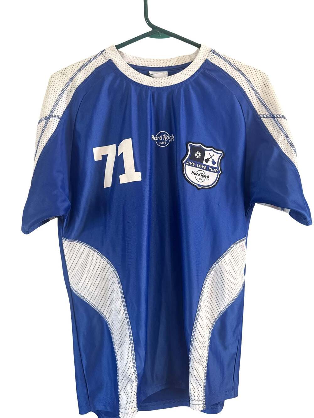 Hard Rock Cafe Live Love Play #71 International Flag Soccer Jersey